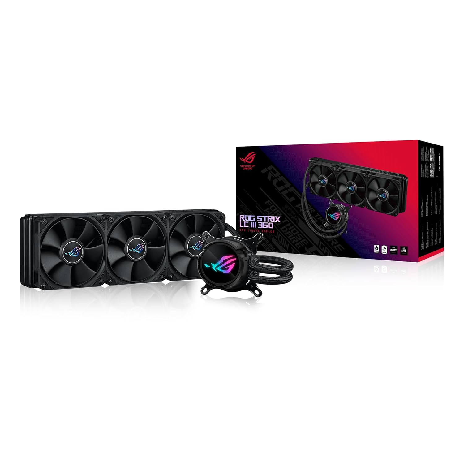 WATERCOOLING ASUS ROG STRIX LC III 360MM BLACK